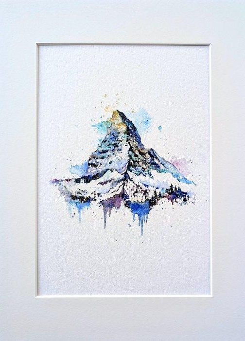 Matterhorn - Mont Cervin - Passepartout - Cyrielle Recoura Art