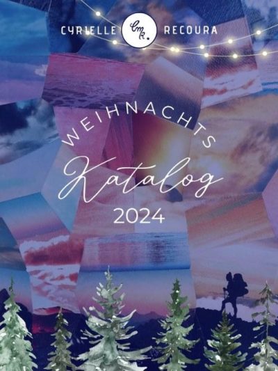 Weihnachtskatalog 2024 Cover für Homepage - Cyrielle Recoura Art